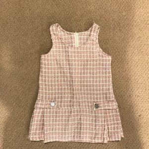 Adorable Little Girls Pale Pink Jumper